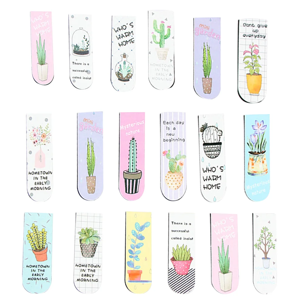 18PCS Creative Magnet Fresh Unique DIY Cartoon Bookmarks Paper Clips Stationery Office School Accessories
18PCS Creative Magnet Fresh Unique DIY Cartoon Bookmarks Paper Clips Stationery Office School Accessories