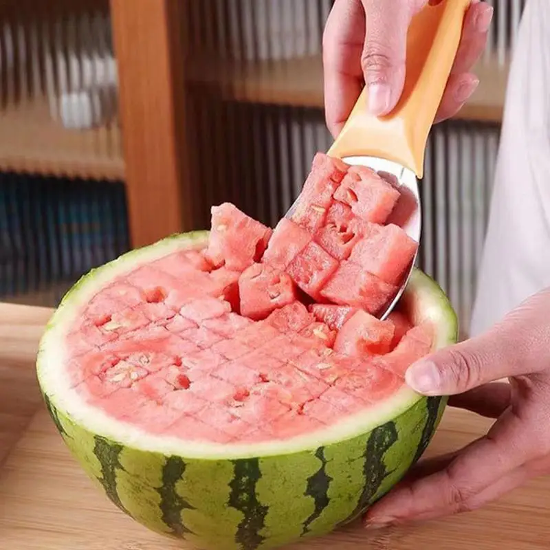 Fruit Spoon Cute Multifunctional Mango Splitter Cutter Divider Cuber Pit Remover Fruit Tool Oval Shape Mango Slicer Separator
Fruit Spoon Cute Multifunctional Mango Splitter Cutter Divider Cuber Pit Remover Fruit Tool Oval Shape Mango Slicer Separator