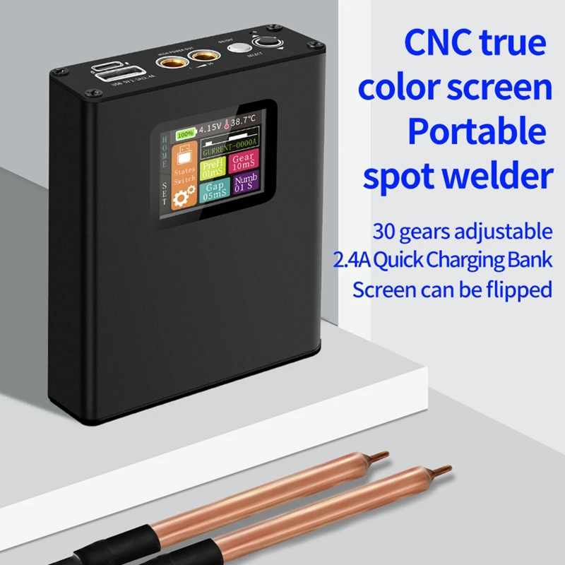 1.8 Inch LCD Color Screen For MINI Hand-Held Spot Welder 5000Mah Spot Welder DIY Kit 30 Gear Adjustable
1.8 Inch LCD Color Screen For MINI Hand-Held Spot Welder 5000Mah Spot Welder DIY Kit 30 Gear Adjustable