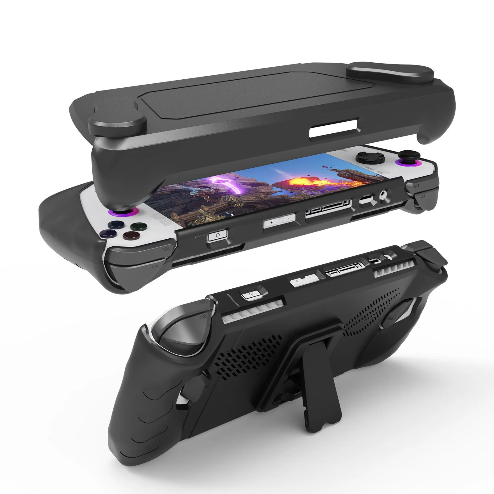 Защитный чехол для игровой консоли ROG Ally, ТПУ, защита от царапин, чехол с кронштейном, аксессуар для игры Rog Ally
Защитный чехол для игровой консоли ROG Ally, ТПУ, защита от царапин, чехол с кронштейном, аксессуар для игры Rog Ally