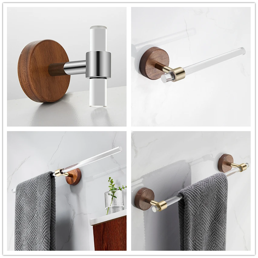 Hardware Pole Rack Wood Base Acrylic Bathroom Holder Kitchen Towel Bathroom Storage Hanging Towel Accessory Bar Sets Wall
Hardware Pole Rack Wood Base Acrylic Bathroom Holder Kitchen Towel Bathroom Storage Hanging Towel Accessory Bar Sets Wall