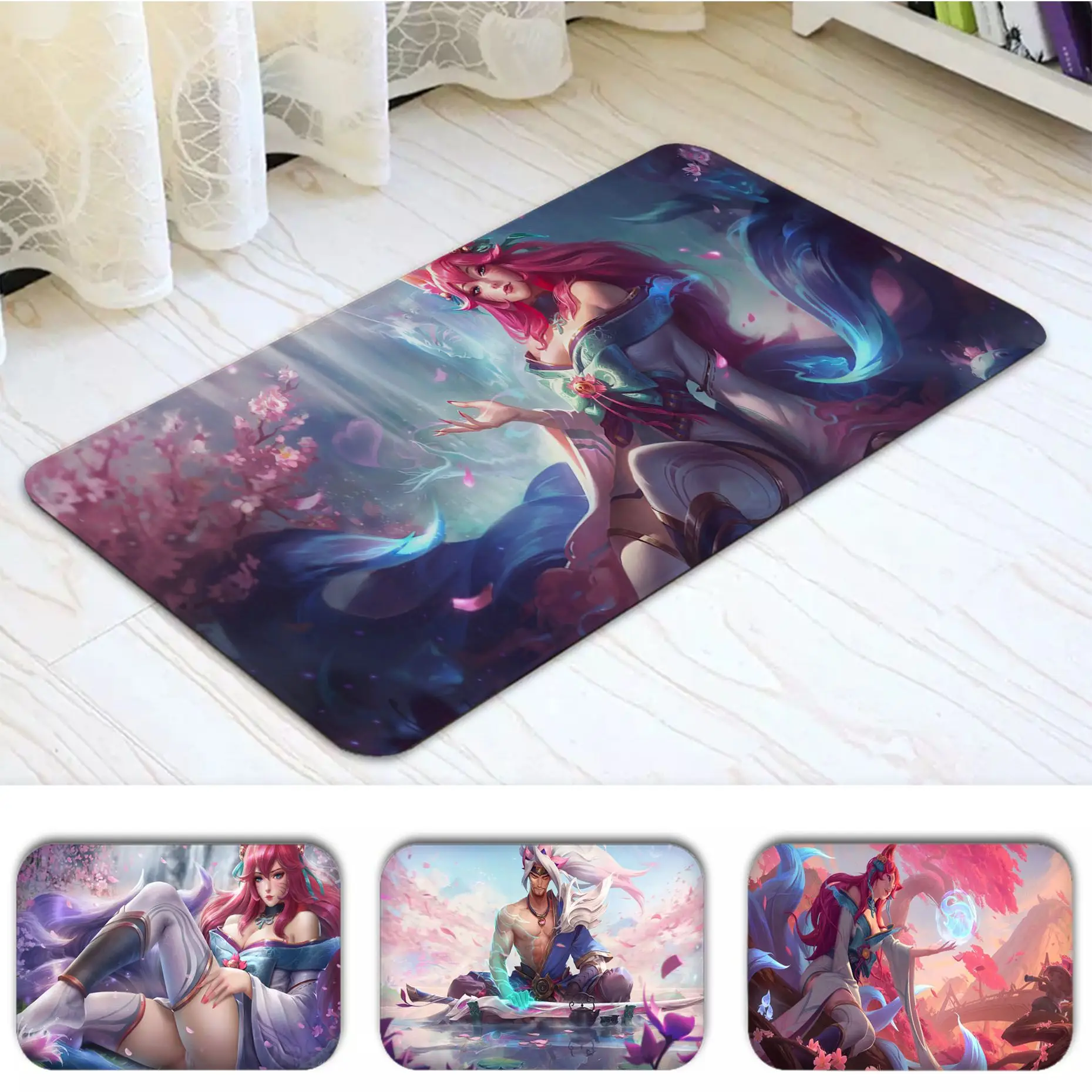 Riven skins spirit blossom Printed Flannel Floor Mat Bathroom Decor Carpet Non-Slip For Living Room Kitchen welcome Doormat
Riven skins spirit blossom Printed Flannel Floor Mat Bathroom Decor Carpet Non-Slip For Living Room Kitchen welcome Doormat