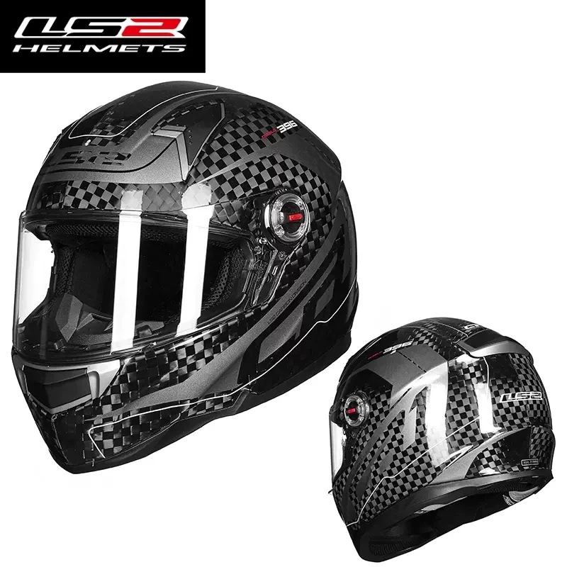 Original LS2 FF396 Carbon Fiber Motorcycle Helmet Ls2 Full Face Helmets Casco Casque Moto No Airbags Pump
Original LS2 FF396 Carbon Fiber Motorcycle Helmet Ls2 Full Face Helmets Casco Casque Moto No Airbags Pump