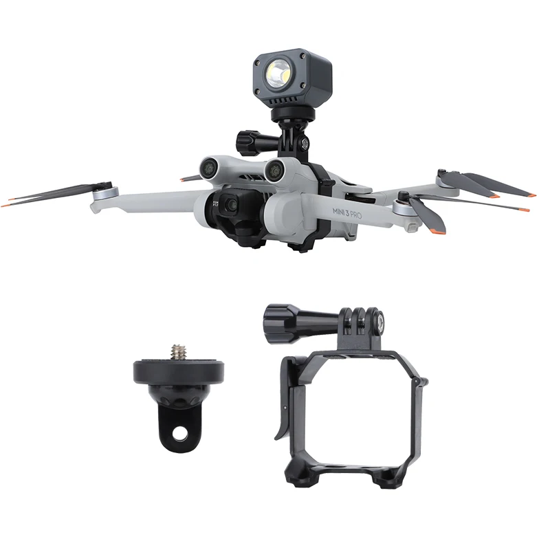 Extended Adapter Bracket Holder W1/4 Threaded Screw for DJI Mini 3 Pro Drone 360 Panorama Camera For GoPro Accessories
Extended Adapter Bracket Holder W1/4 Threaded Screw for DJI Mini 3 Pro Drone 360 Panorama Camera For GoPro Accessories