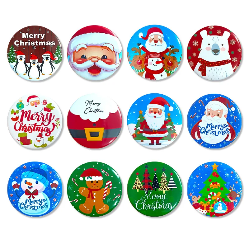 Cartoon Cute Christmas Decorations Santa Claus Snowman Badges Gifts for Merry Christmas Decorations 2024 Happy New Years Party
Cartoon Cute Christmas Decorations Santa Claus Snowman Badges Gifts for Merry Christmas Decorations 2024 Happy New Years Party