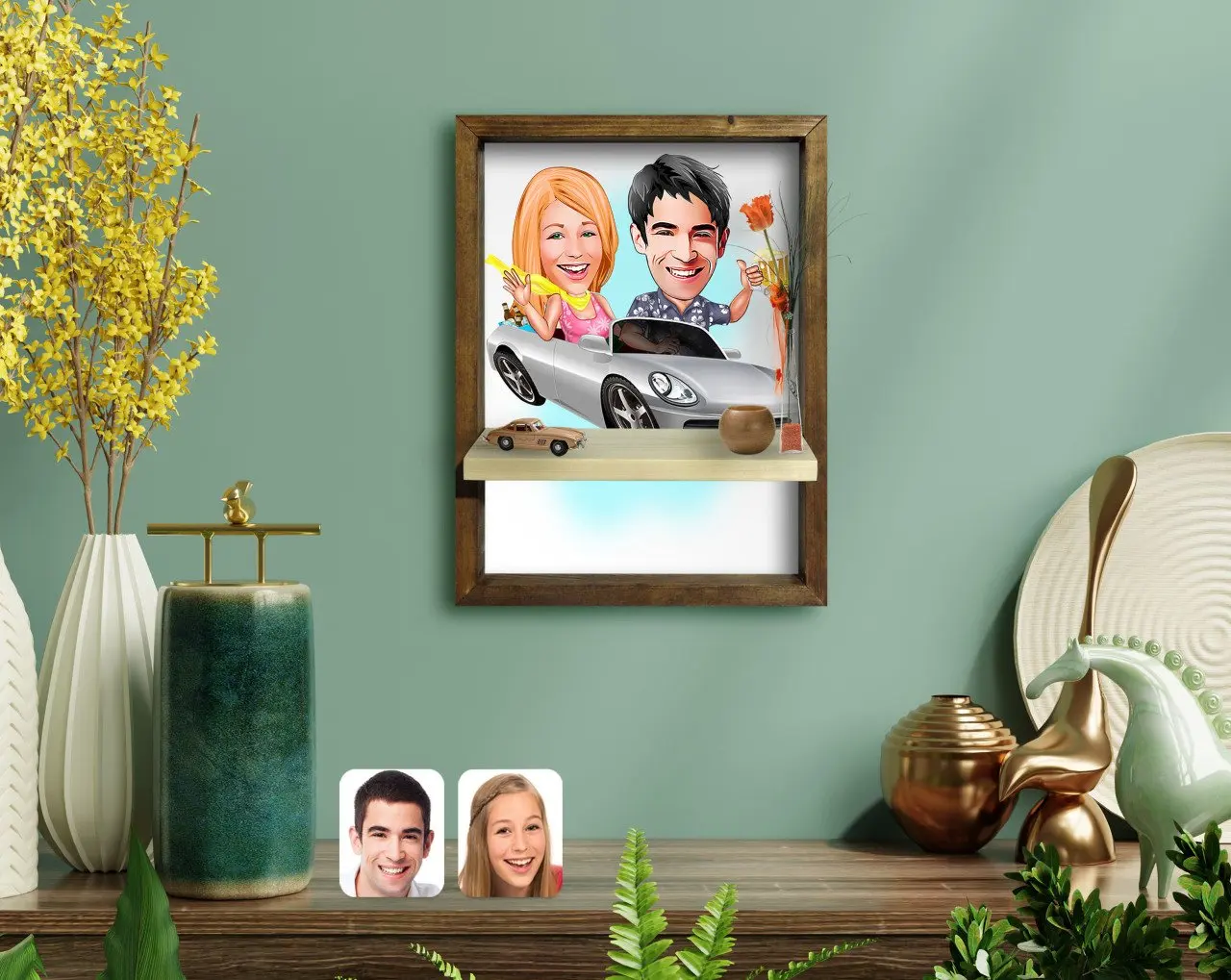Персонализированная карикатура на День Св. Валентина из натурального массива дерева рама стол стена Раф-53
Персонализированная карикатура на День Св. Валентина из натурального массива дерева рама стол стена Раф-53
