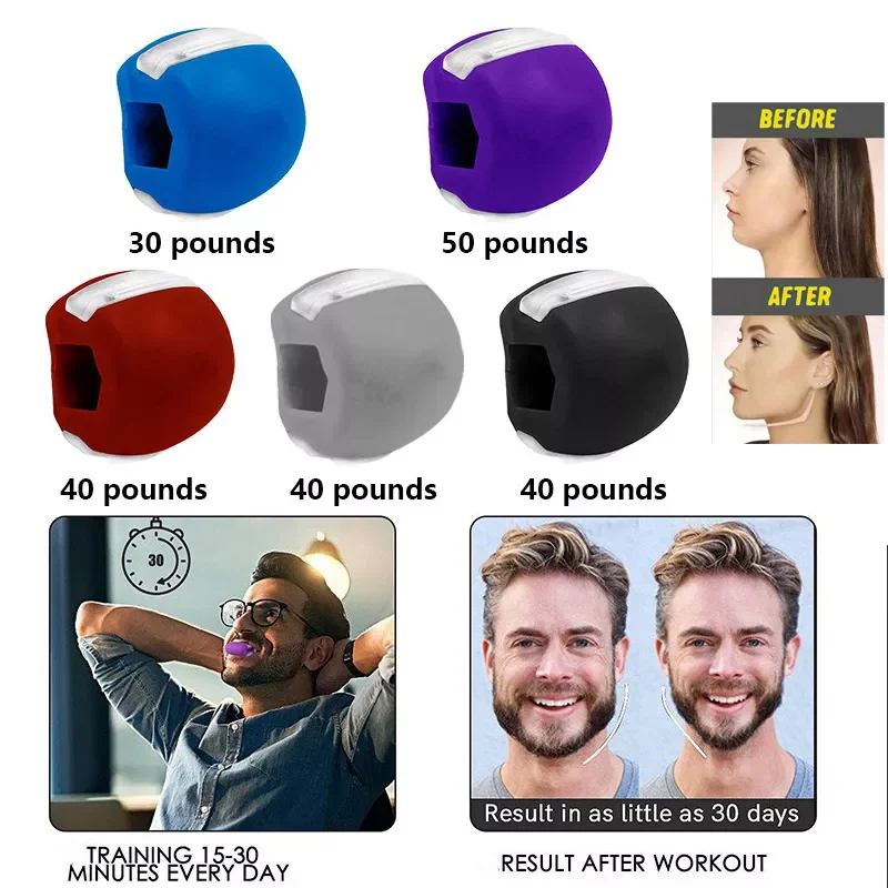 Face Masseter V shape Trainer Jawline Trainer Silica Gel Jaw Exerciser Face Muscle Chew Ball Chew Bite Breaker Training Relax
Face Masseter V shape Trainer Jawline Trainer Silica Gel Jaw Exerciser Face Muscle Chew Ball Chew Bite Breaker Training Relax