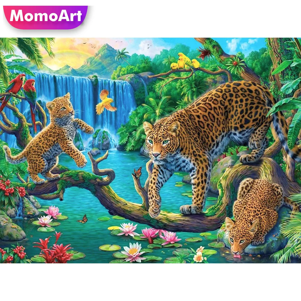 MomoArt Leopard Diamond Painting Animal Cross Stitch Kits Diamond Mosaic Forest Embroidery DIY Picture Rhinestone Handmade Gift
MomoArt Leopard Diamond Painting Animal Cross Stitch Kits Diamond Mosaic Forest Embroidery DIY Picture Rhinestone Handmade Gift