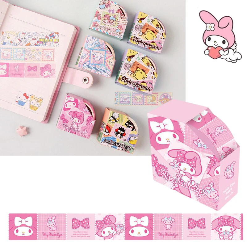 Hello Kitty Kawaii My Melody Cinnamoroll Purin Dog XO Toys And paper Hand account adhesive tape Cute Cartoon sticker girl gift
Hello Kitty Kawaii My Melody Cinnamoroll Purin Dog XO Toys And paper Hand account adhesive tape Cute Cartoon sticker girl gift