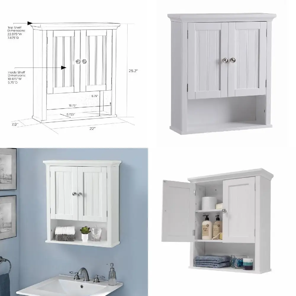 Space Classy Decorating Two Door Wall Cabinet with Shelves for Home and Office, Perfect for Organizing and Decorating Space, Max
Space Classy Decorating Two Door Wall Cabinet with Shelves for Home and Office, Perfect for Organizing and Decorating Space, Max