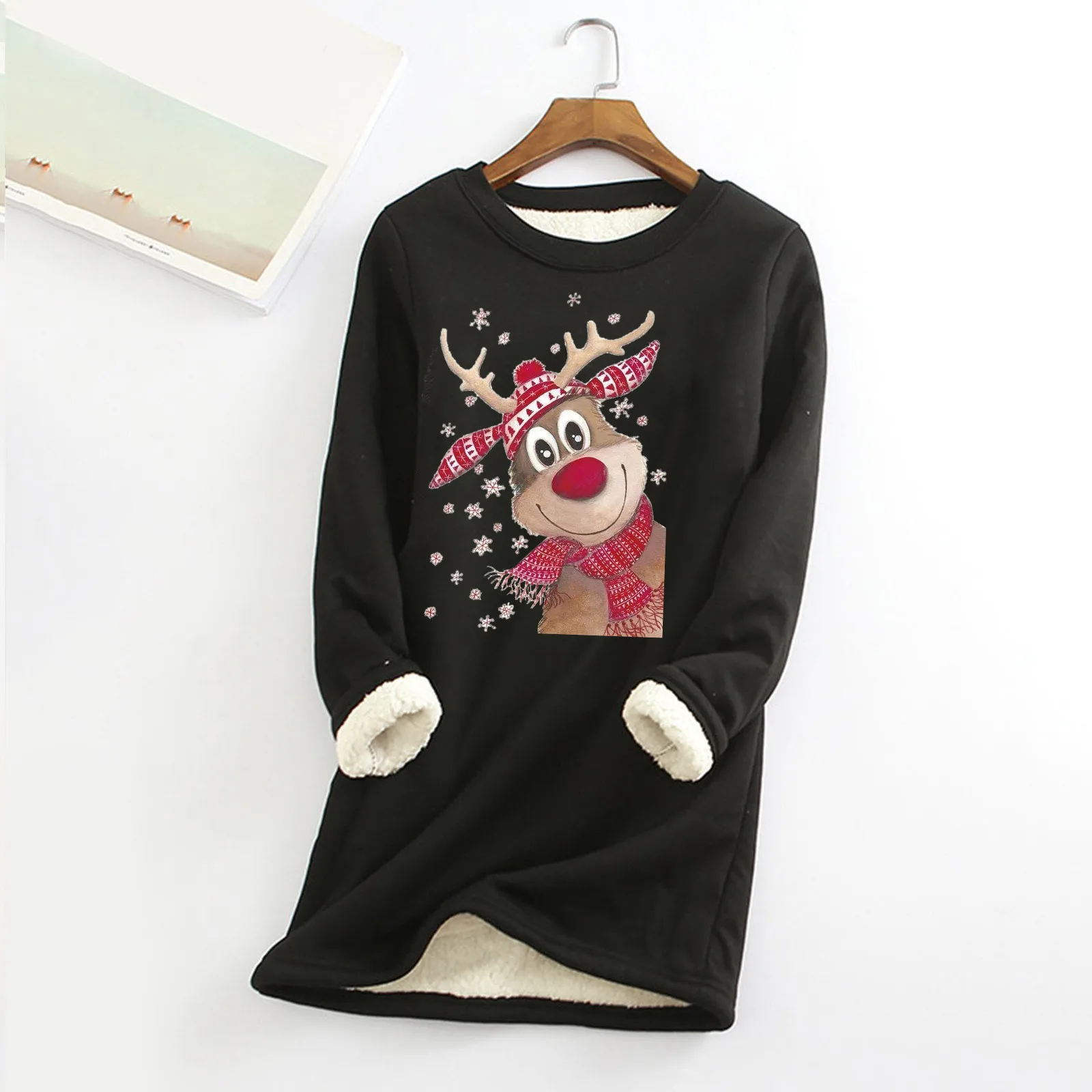 Velour Tops Womens Autumn And Winter Christmas Printed Warm Bottoming Shirt Loose Top Velvet Dressy Christmas Sweatshirts
Velour Tops Womens Autumn And Winter Christmas Printed Warm Bottoming Shirt Loose Top Velvet Dressy Christmas Sweatshirts