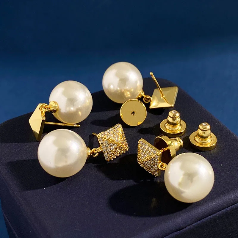 High Quality 925 Silver Plated Fashion Pearl Zircon Stud Earrings Sets With Gift Box For Women Wedding Fashion Jewelry LE045
High Quality 925 Silver Plated Fashion Pearl Zircon Stud Earrings Sets With Gift Box For Women Wedding Fashion Jewelry LE045