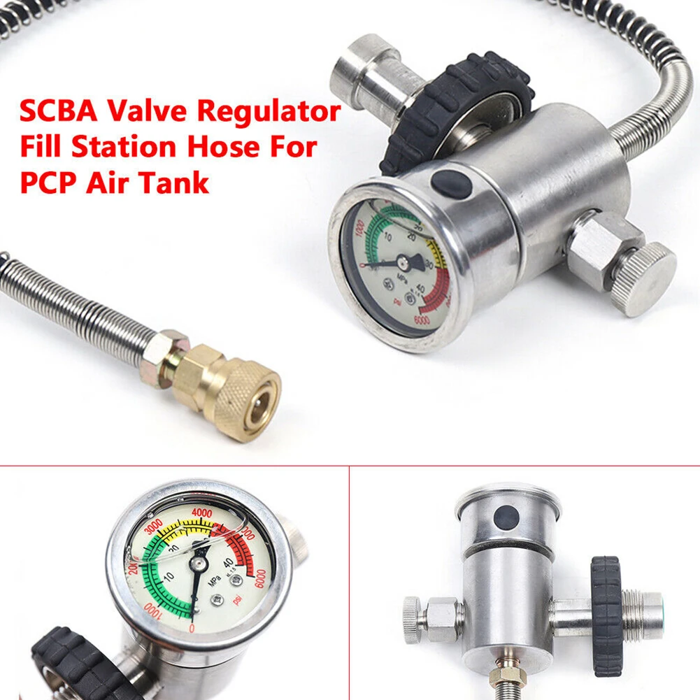 4500Psi SCBA Valve Regulator Fill Station Disconnect Hose For PCP Air Tank M 18x1.5-6H High Pressure Hose 57mm PCP Parts
4500Psi SCBA Valve Regulator Fill Station Disconnect Hose For PCP Air Tank M 18x1.5-6H High Pressure Hose 57mm PCP Parts