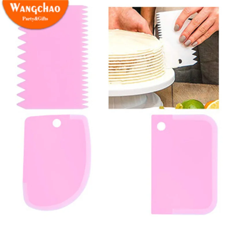 3Pcs/lot Cake Scraper Edge Decorating Cooking Cutters Set Comb Icing Smoother for Bread Dough Fondant Tool Cake Tools 
3Pcs/lot Cake Scraper Edge Decorating Cooking Cutters Set Comb Icing Smoother for Bread Dough Fondant Tool Cake Tools