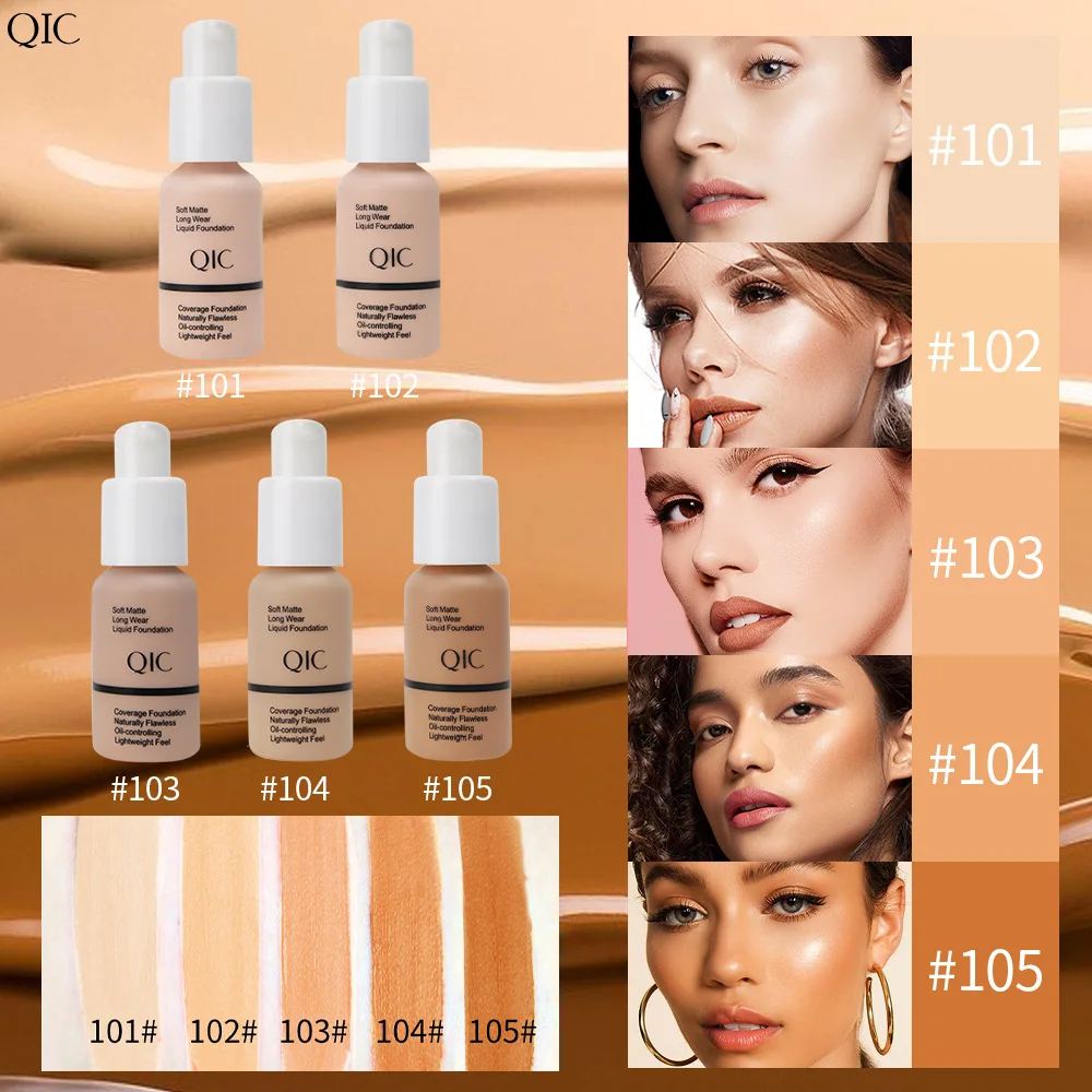 1pcs QIC Liquid Foundation Waterproof Oil Control Concealer Makeup Concealer Liquid Foundation Moisturizing BB Cream
1pcs QIC Liquid Foundation Waterproof Oil Control Concealer Makeup Concealer Liquid Foundation Moisturizing BB Cream