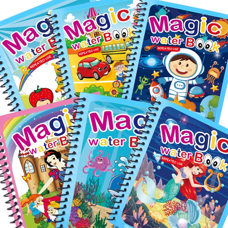 Reusable Magic Water Drawing Book For Kids Coloring Picture Book Children Painting Drawing Board Educational Toys New Year Gift
Reusable Magic Water Drawing Book For Kids Coloring Picture Book Children Painting Drawing Board Educational Toys New Year Gift