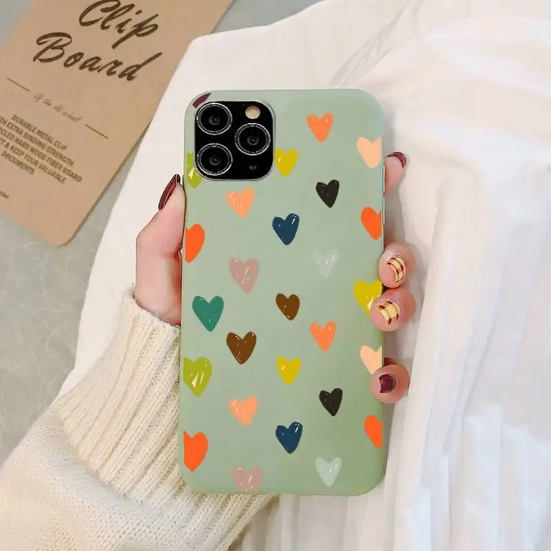 Cute Love Heart Phone Case Soft Solid Color for iPhone 11 12 13 mini pro XS MAX 8 7 6 6S Plus X XR
Cute Love Heart Phone Case Soft Solid Color for iPhone 11 12 13 mini pro XS MAX 8 7 6 6S Plus X XR