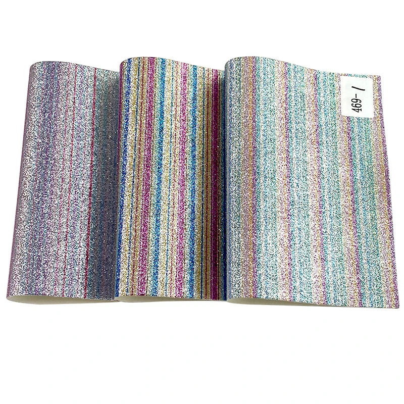 XHT-469 Stripe Super Silver Shiny Fine Glitter Faux Leather Fabric Sheet for Making Hair Bow/Decoration/DIY Accessories
XHT-469 Stripe Super Silver Shiny Fine Glitter Faux Leather Fabric Sheet for Making Hair Bow/Decoration/DIY Accessories