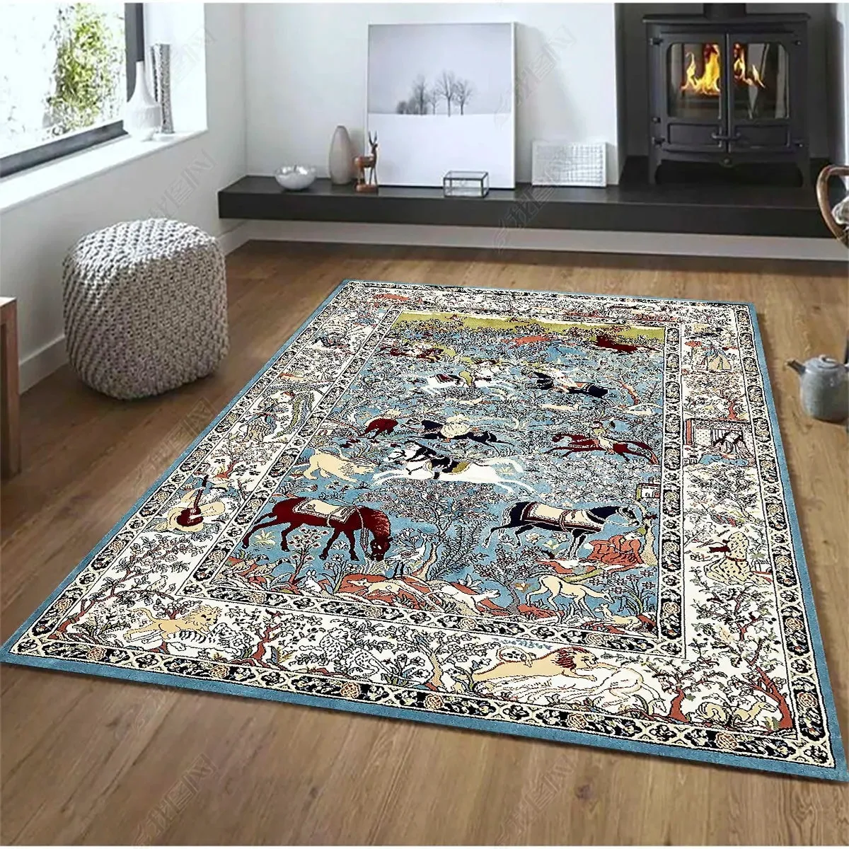 Nordic Modern Crystal Velvet Printed Carpet Prayer Mat Decor Ethnic Country Retro Persian Rug Coffee Table Bedroom Bedside Mat
Nordic Modern Crystal Velvet Printed Carpet Prayer Mat Decor Ethnic Country Retro Persian Rug Coffee Table Bedroom Bedside Mat