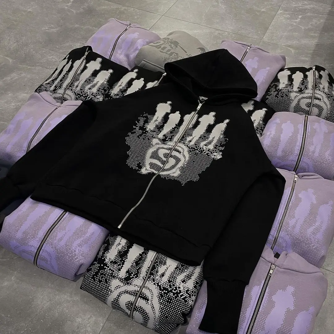Новинка, женские толстовки Y2k в стиле Харадзюку, свободные свитшоты большого размера, винтажный свитшот с длинным рукавом и капюшоном, готические пальто на молнии 
Новинка, женские толстовки Y2k в стиле Харадзюку, свободные свитшоты большого размера, винтажный свитшот с длинным рукавом и капюшоном, готические пальто на молнии