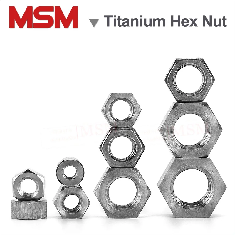 10/5Pc Acid Alkali Resistant Corrosion Pure Titanium TA2 Hexagon Nut External Hex Nut M1.6/2/2.5/3/4/5/6/8/10/12/16/18/20/22/24
10/5Pc Acid Alkali Resistant Corrosion Pure Titanium TA2 Hexagon Nut External Hex Nut M1.6/2/2.5/3/4/5/6/8/10/12/16/18/20/22/24