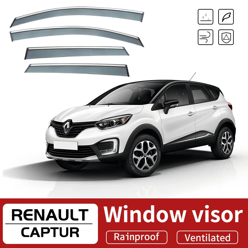 For CAPTUR Kaptur Window visor Weather Shield Side Window Deflector Car windshield weather shield Car accessories
For CAPTUR Kaptur Window visor Weather Shield Side Window Deflector Car windshield weather shield Car accessories