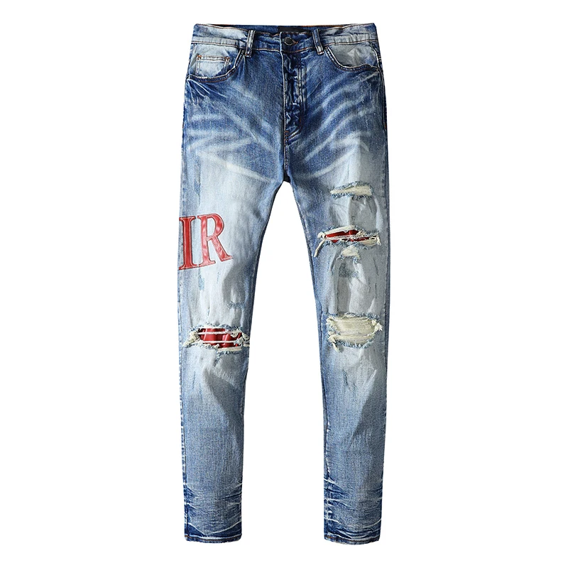 2022 Brands American Mens Elastic Oversize Jeans Men's Torn Male Pants Casual Classic Clothes Straight Trousers
2022 Brands American Mens Elastic Oversize Jeans Men's Torn Male Pants Casual Classic Clothes Straight Trousers