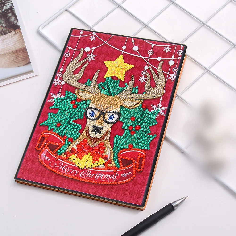 Hot New Diamond Painting Notebook 200*150*6mm 50 Pages Popular Shining Special Shaped Xmas A5 Notebook Christmas
Hot New Diamond Painting Notebook 200*150*6mm 50 Pages Popular Shining Special Shaped Xmas A5 Notebook Christmas