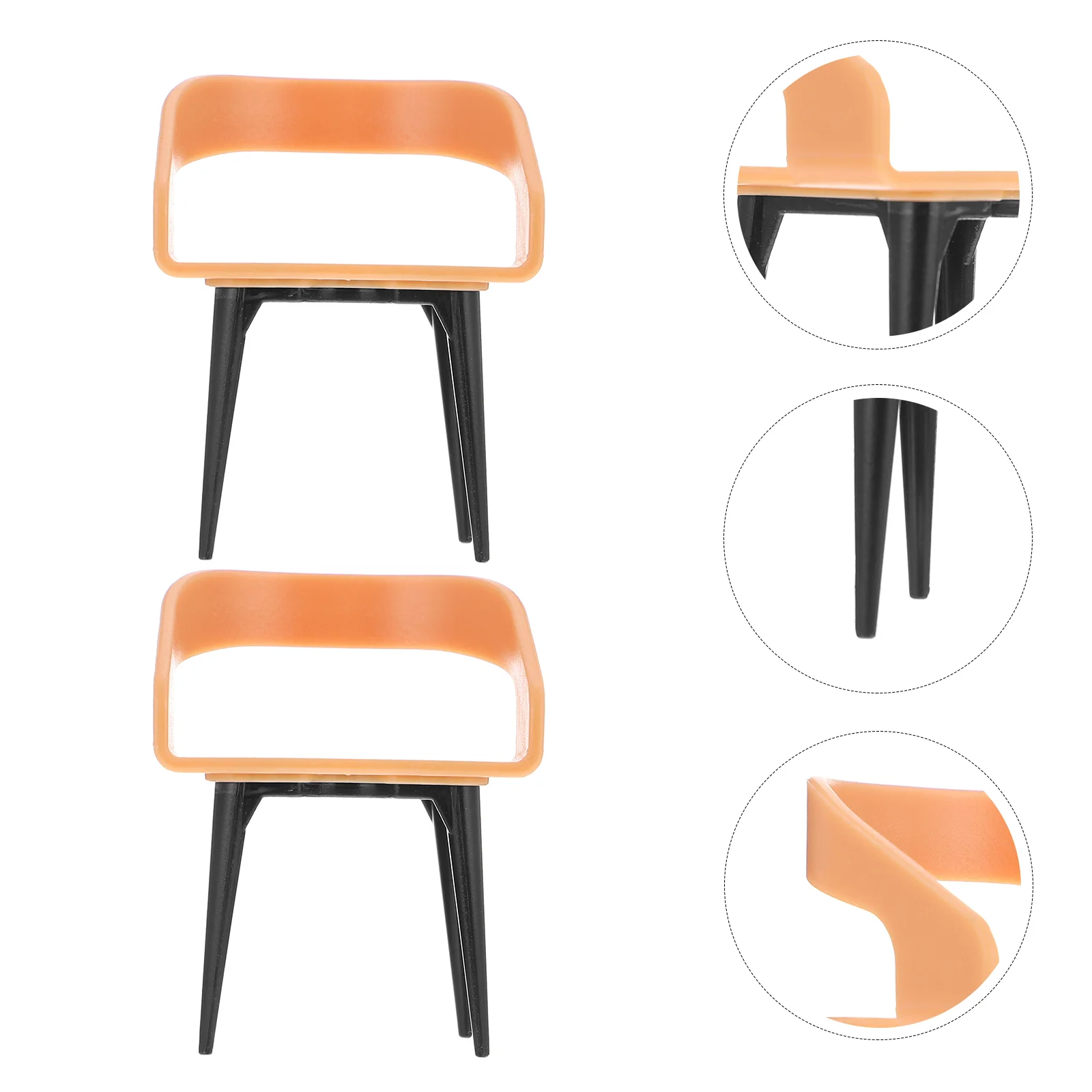 2Pcs Plastic Chair Model Decor European Style Chair Model Doll House Decor Mini House Decor
2Pcs Plastic Chair Model Decor European Style Chair Model Doll House Decor Mini House Decor