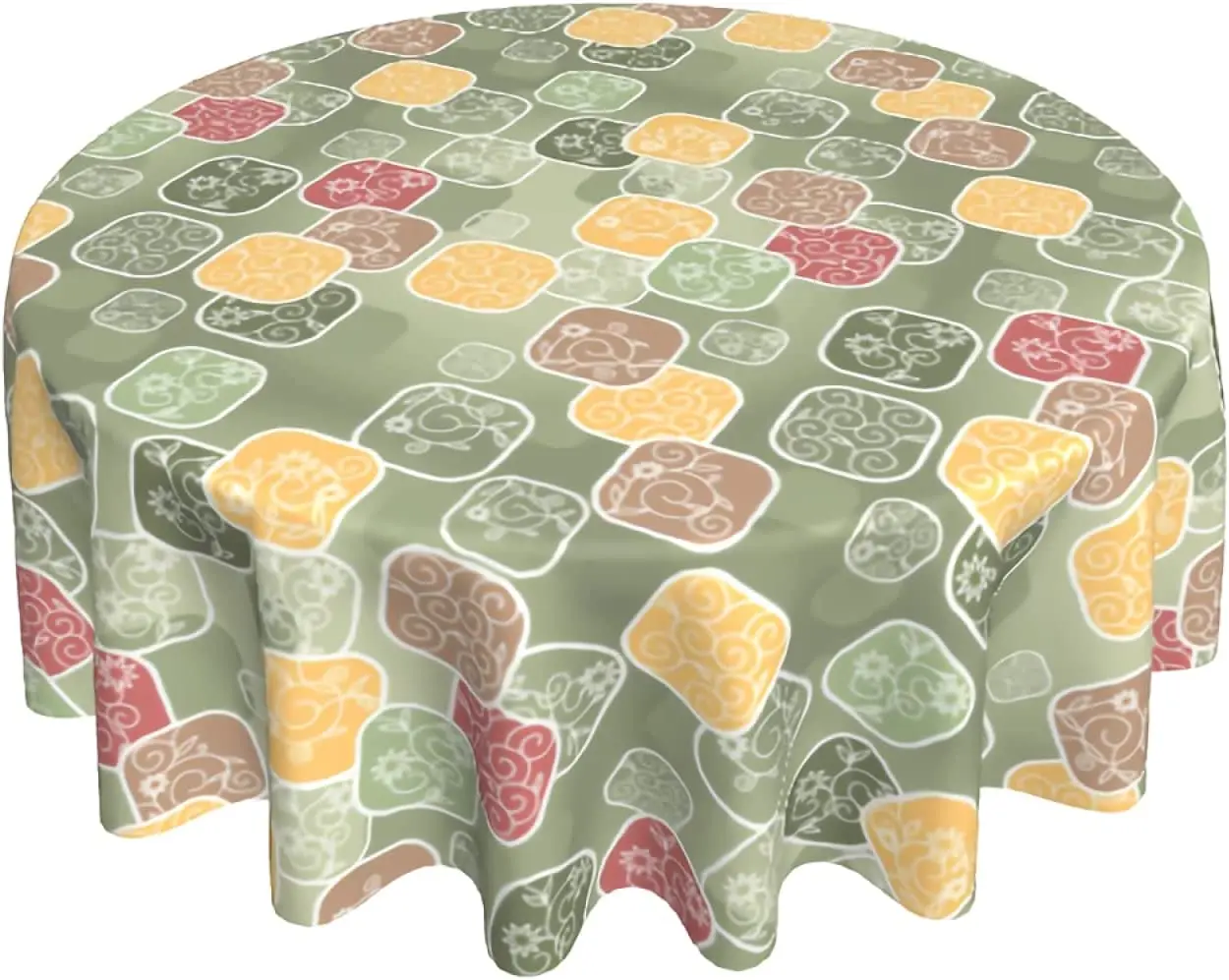 Round Tablecloth 60 Inch Abstract Cute Floral Table Cloths Waterproof Table Cover for Wedding Party Dining Holiday Banquet
Round Tablecloth 60 Inch Abstract Cute Floral Table Cloths Waterproof Table Cover for Wedding Party Dining Holiday Banquet