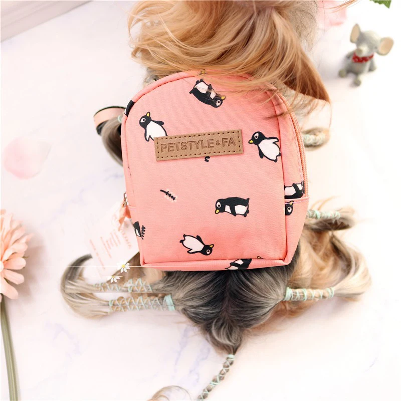 Penguin Lovely Backpack For A Dog Pink Yellow Outdoor Travel Portable Pets Small Animals Breeds Cats Schoolbag With Leash Goods
Penguin Lovely Backpack For A Dog Pink Yellow Outdoor Travel Portable Pets Small Animals Breeds Cats Schoolbag With Leash Goods