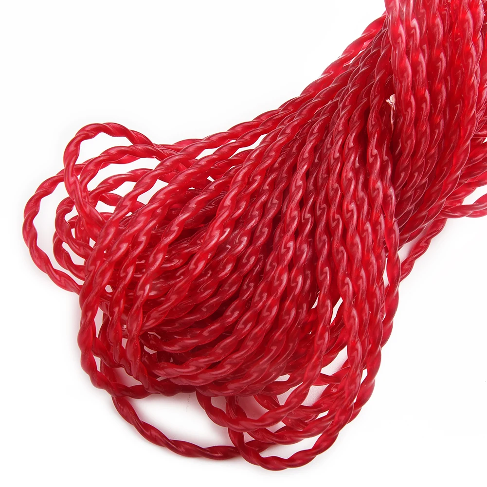 15m*3mm Nylon Trimmer Line Rope Roll Cord Wire String Grass Strimmer Replacement Spool Long Spiral Twist Design Rope Line
15m*3mm Nylon Trimmer Line Rope Roll Cord Wire String Grass Strimmer Replacement Spool Long Spiral Twist Design Rope Line