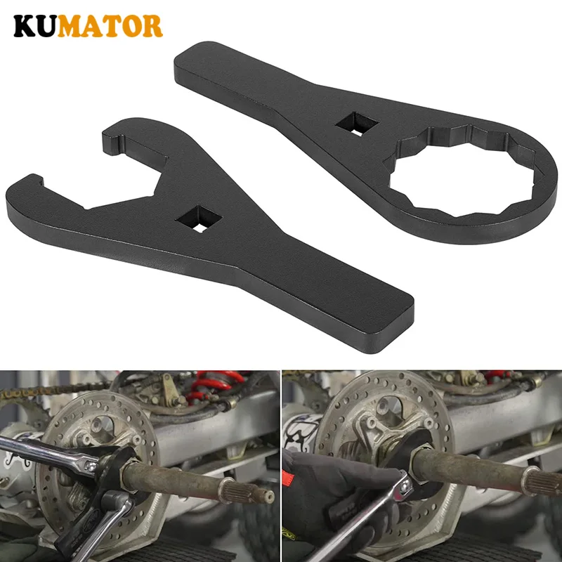 08-0479 Axle Wrench Tools Set for ATV Including 45.5mm & 56mm Fits most Honda TRX 250X, 300X, 300EX, 400X, 400EX, 450R and 450EX
08-0479 Axle Wrench Tools Set for ATV Including 45.5mm & 56mm Fits most Honda TRX 250X, 300X, 300EX, 400X, 400EX, 450R and 450EX