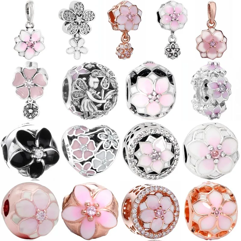 Pink Enamel Cherry Blossom Poetic Blooms Love Heart Clip Pendant Bead 925 Sterling Silver Charm Fit Popular Bracelet DIY Jewelry
Pink Enamel Cherry Blossom Poetic Blooms Love Heart Clip Pendant Bead 925 Sterling Silver Charm Fit Popular Bracelet DIY Jewelry