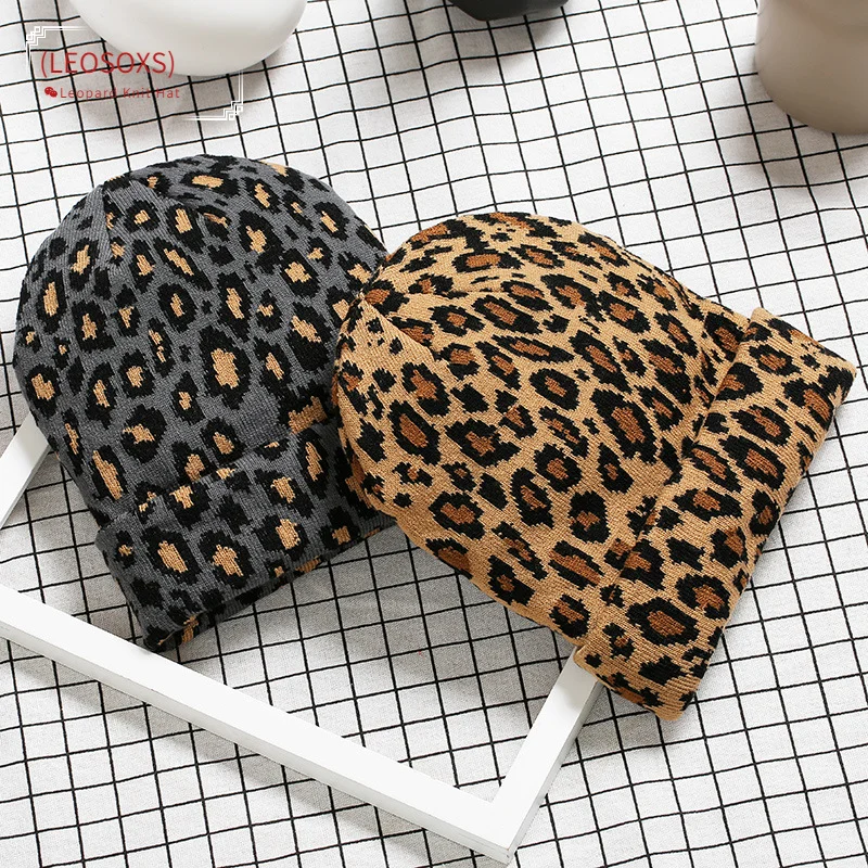 Korean Winter Leopard Printed Knitting Hat 2020 Autumn and Winter New Crochet Warm Hat Skullies Unisex Caps
Korean Winter Leopard Printed Knitting Hat 2020 Autumn and Winter New Crochet Warm Hat Skullies Unisex Caps