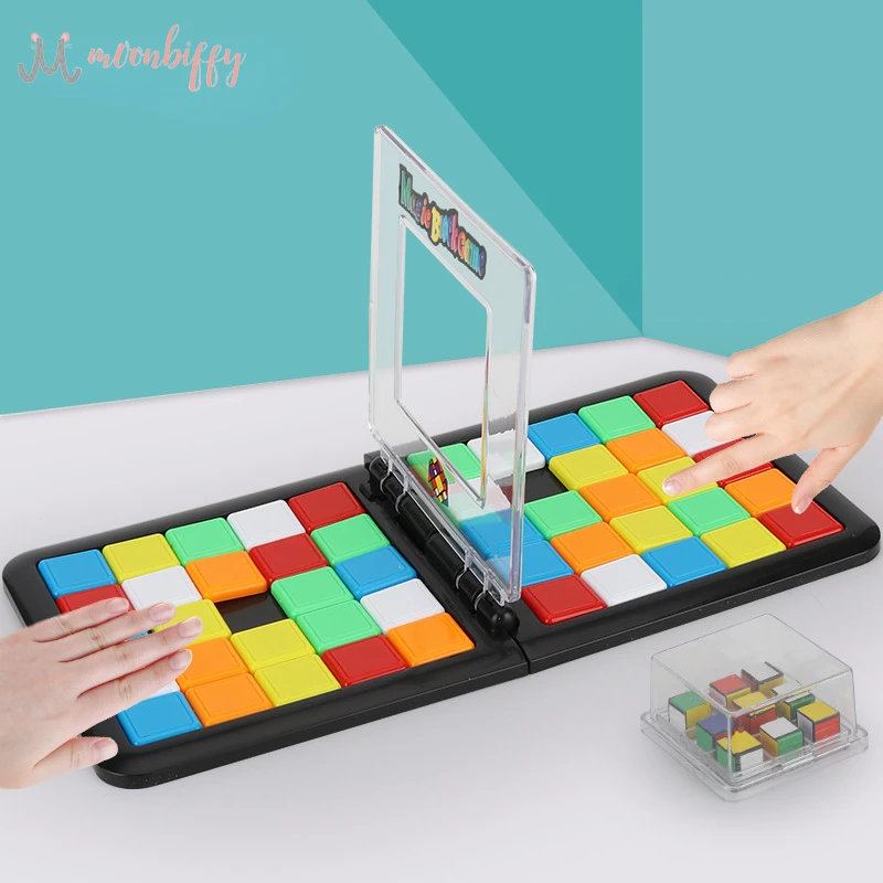 Magic Cubes 3D Puzzle Colorful Race Cube Board Blocks Game Kids Adults Education Toy Parent-Child Double Speed GameFunny Toys
Magic Cubes 3D Puzzle Colorful Race Cube Board Blocks Game Kids Adults Education Toy Parent-Child Double Speed GameFunny Toys