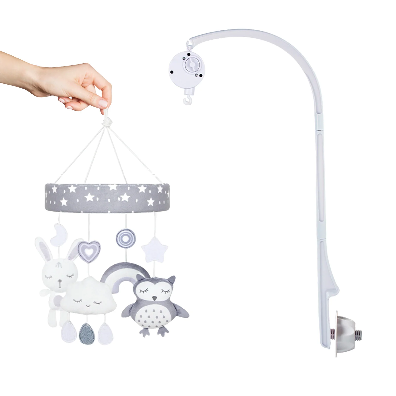 Baby Mobile For Crib Rotatable Crib Mobile Bed Bell And Digital Music Box With Lullabies Nursery Toy For Newborn 0-24 Months
Baby Mobile For Crib Rotatable Crib Mobile Bed Bell And Digital Music Box With Lullabies Nursery Toy For Newborn 0-24 Months