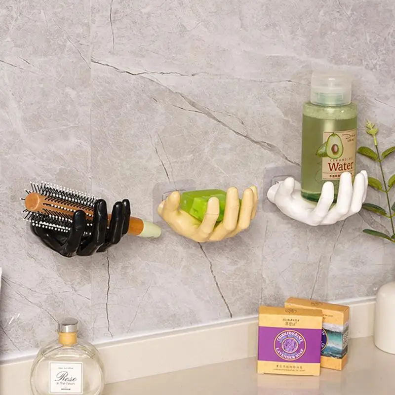 Wall Hook Practical Trace Less Resin Hand Shape Hook Key/pack/headphone Storage Hanger Livingroom Bathroom Bedroom Dormitory
Wall Hook Practical Trace Less Resin Hand Shape Hook Key/pack/headphone Storage Hanger Livingroom Bathroom Bedroom Dormitory