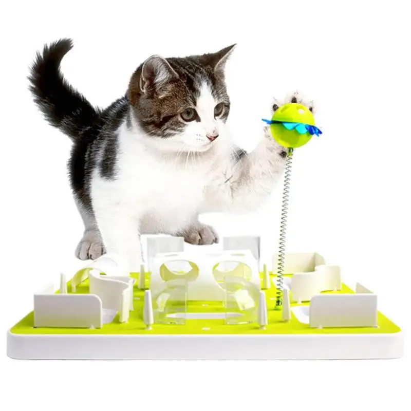 Slow Eating Cat Feeder Bloat Stop Food Plate Maze Interactive Puzzle Anti Skid Tray Home Cat Food Dispenser Pets Toy Supplies
Slow Eating Cat Feeder Bloat Stop Food Plate Maze Interactive Puzzle Anti Skid Tray Home Cat Food Dispenser Pets Toy Supplies