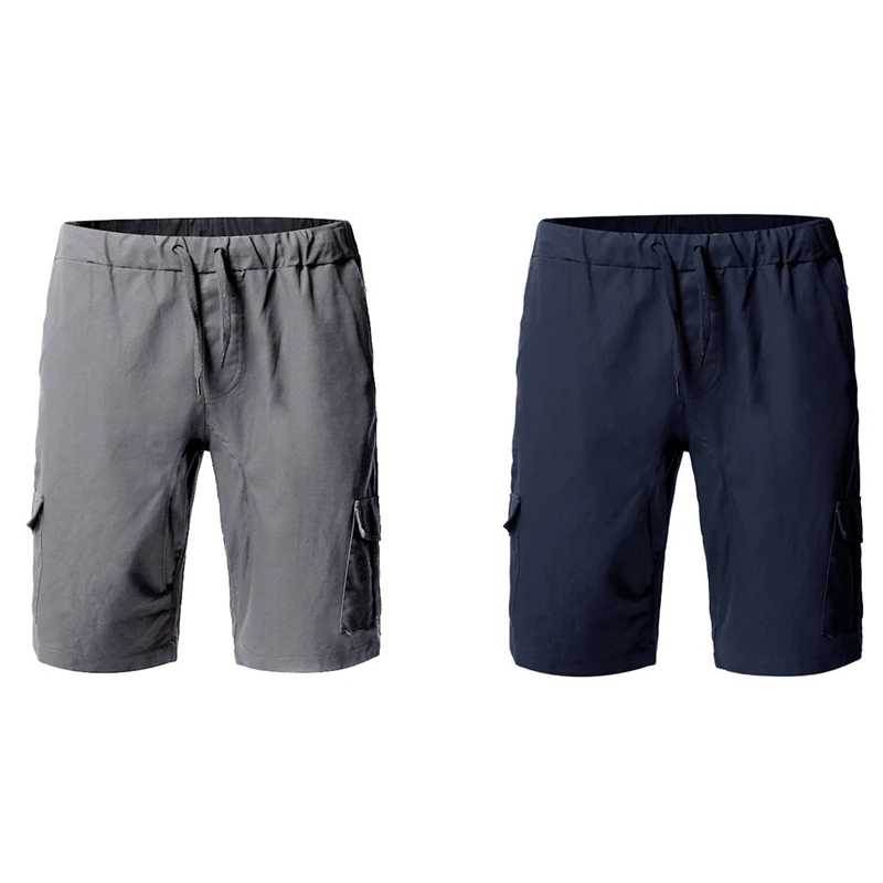 2 Pcs Men's Shorts Casual Work Pocket Lace Shorts Jogging Pants XL, Light Gray & Navy Blue
2 Pcs Men's Shorts Casual Work Pocket Lace Shorts Jogging Pants XL, Light Gray & Navy Blue