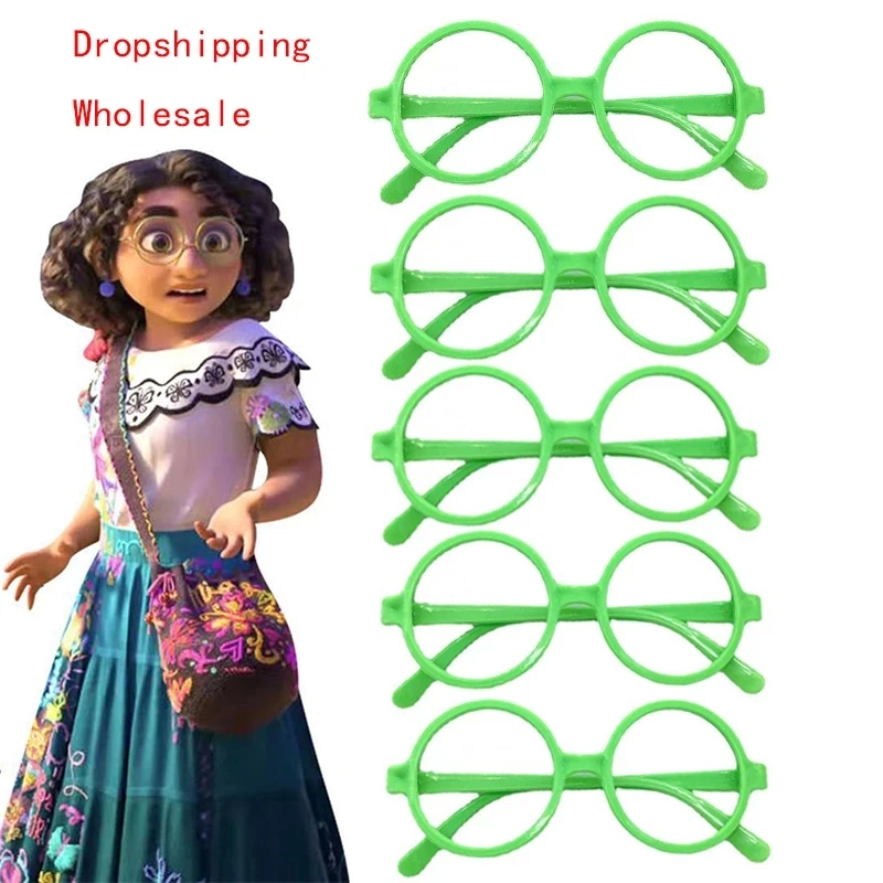 Mirabel Glasses Frame Encanto Cosplay Children Green Glasses Girls Mirabel Cosplay Party Halloween Kids Round Glasses Wholesale
Mirabel Glasses Frame Encanto Cosplay Children Green Glasses Girls Mirabel Cosplay Party Halloween Kids Round Glasses Wholesale