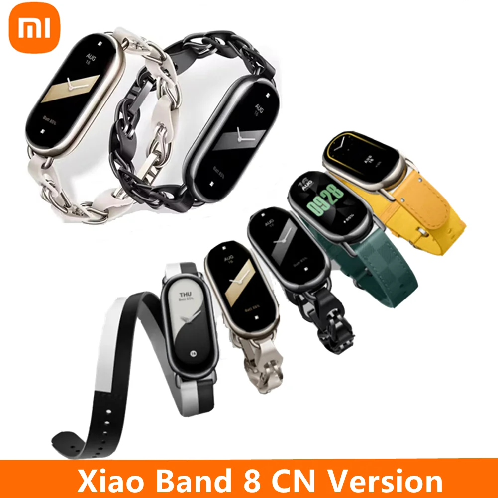 New Xiaomi Band 8 Support Heart Rate Blood Oxygen 1.62 AMOLED Screen 150+ Professional Sports Modes Necklace Style Fashion Strap
New Xiaomi Band 8 Support Heart Rate Blood Oxygen 1.62 AMOLED Screen 150+ Professional Sports Modes Necklace Style Fashion Strap