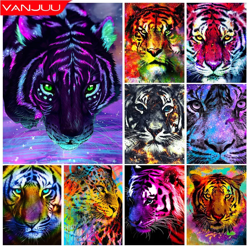 Tiger 5D Diamond Painting Full Drill Diamond Mosaic Animal Diamond Art Diamond Embroidery Kits DIY Rhinestones Home Decor Gift
Tiger 5D Diamond Painting Full Drill Diamond Mosaic Animal Diamond Art Diamond Embroidery Kits DIY Rhinestones Home Decor Gift