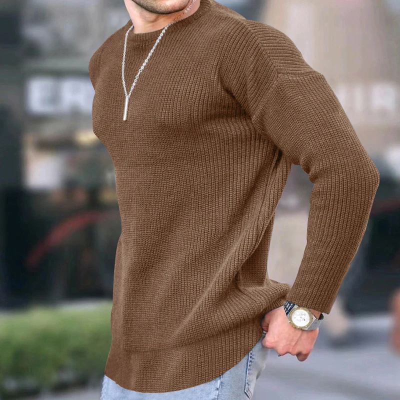 Casual Solid Loose Sweater Male Autumn Winter Long Sleeve O Neck Tops Knitting Fashion Men Office Casual Ribbed Knitted Jumper
Casual Solid Loose Sweater Male Autumn Winter Long Sleeve O Neck Tops Knitting Fashion Men Office Casual Ribbed Knitted Jumper