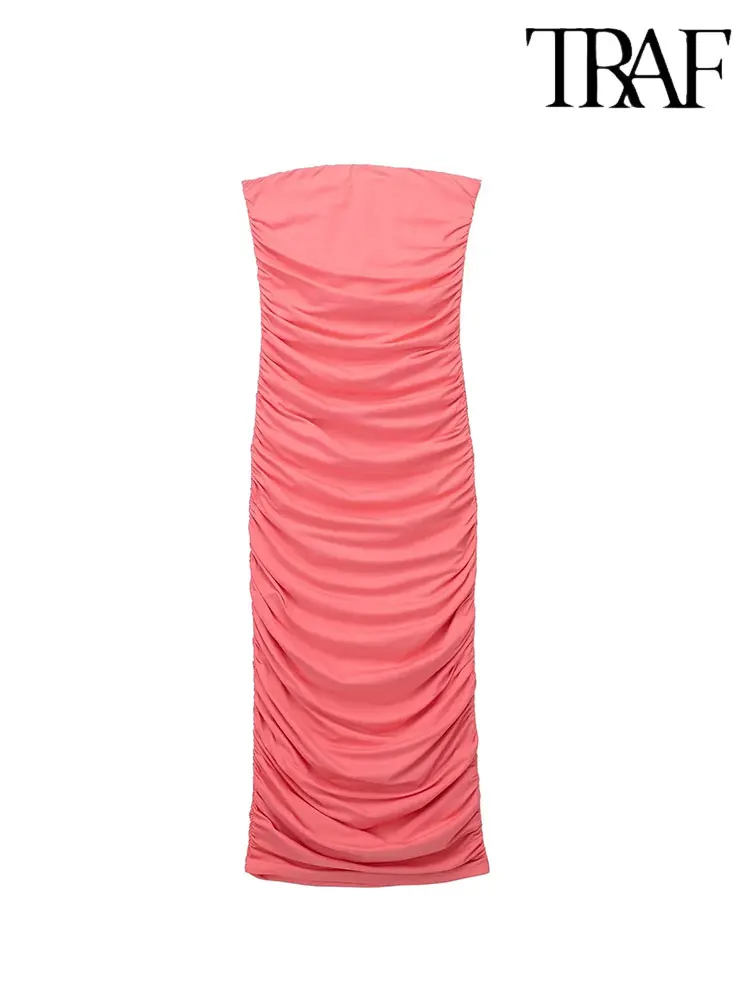 TRAF Women 2023 Summer Midi Dress Woman Off Shoulder Sexy Dress Elegant Party Dresses Women Sleeveless Dress
TRAF Women 2023 Summer Midi Dress Woman Off Shoulder Sexy Dress Elegant Party Dresses Women Sleeveless Dress