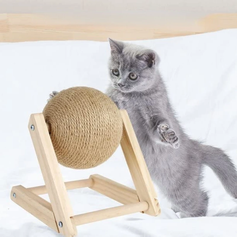 Natural Sisal Cat Scratcher Ball Toy Cat Scratching Posts Board Grinding Paws Toys Pet Furniture Supplies Interactive Pet Toy
Natural Sisal Cat Scratcher Ball Toy Cat Scratching Posts Board Grinding Paws Toys Pet Furniture Supplies Interactive Pet Toy