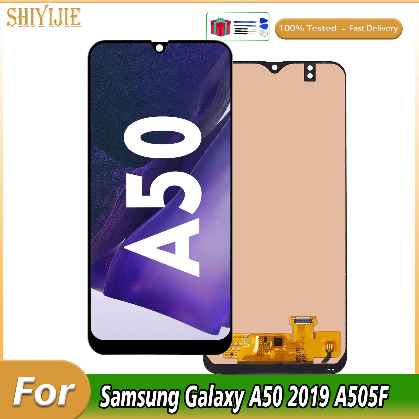 Display For Samsung Galaxy A50 SM-A505FN/DS A505F/DS A505 LCD Touch Screen Digitizer For Samsung A50 Lcd With Frame
Display For Samsung Galaxy A50 SM-A505FN/DS A505F/DS A505 LCD Touch Screen Digitizer For Samsung A50 Lcd With Frame