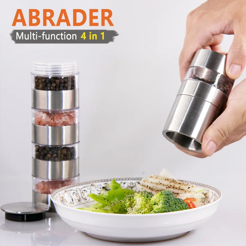 Manual Grinder Convenient Adjustable Coarseness Spice Grinder Seasoning Bottle For Home Outdoor GRSA889
Manual Grinder Convenient Adjustable Coarseness Spice Grinder Seasoning Bottle For Home Outdoor GRSA889
