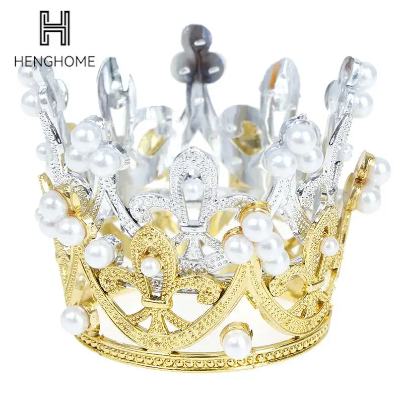 1 Pcs Hot Mini Crown Cake Topper Crystal Pearl Tiara Hair Ornaments Silver Gold Color For Wedding Birthday Party Decoration
1 Pcs Hot Mini Crown Cake Topper Crystal Pearl Tiara Hair Ornaments Silver Gold Color For Wedding Birthday Party Decoration
