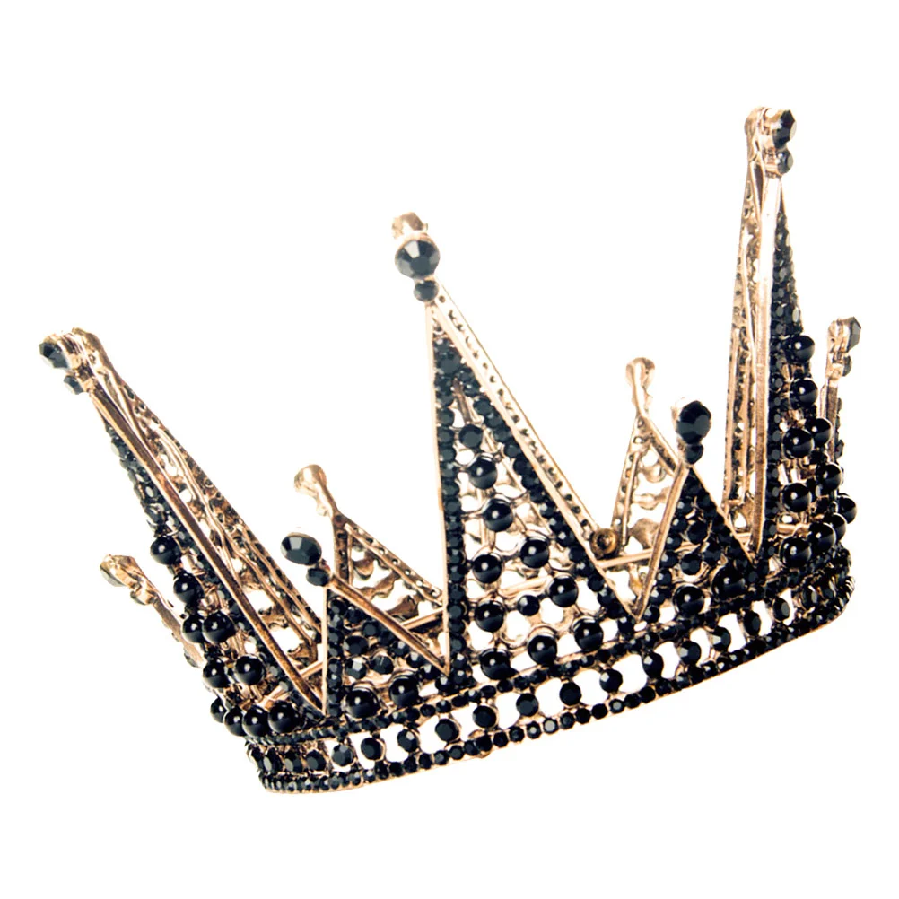 Tiara Women Headband Headpiece Gothic Wedding Rhinestone Black Baroque Bridal Tiaras Vintage Hair Bride Accessories Angel Goth
Tiara Women Headband Headpiece Gothic Wedding Rhinestone Black Baroque Bridal Tiaras Vintage Hair Bride Accessories Angel Goth